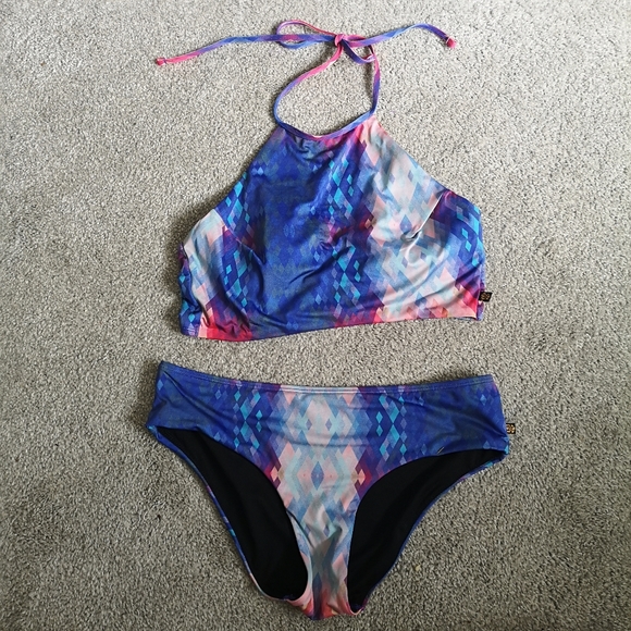 La Vie En Rose Aqua Swim Suit - Picture 1 of 1